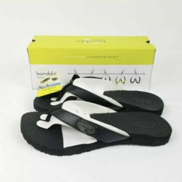 Bandals footwear black flip flops New in box - Picture 4 of 13